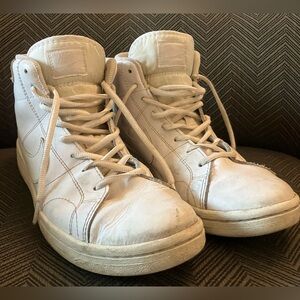 Nike White High-Top Sneakers